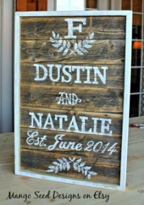 DIY Wedding Board