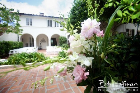Darlington House garden view at a La Jolla catered event
