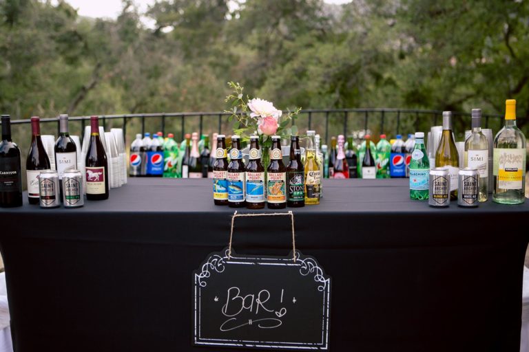 san diego event catering bar service with nice presentation